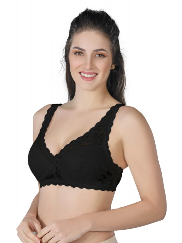 Siyah Mı Emay 188 B Pedli Dantelli Telli Toparlayıcı Sütyen