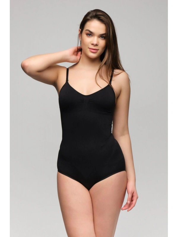 Siyah Mı Emay 1925 Soft Pedli Çıtçıtlı Body