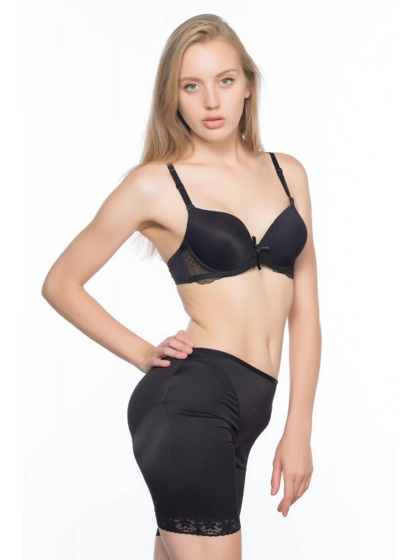 Siyah Mı Emay 2002 Paça Dantelli Pop Up