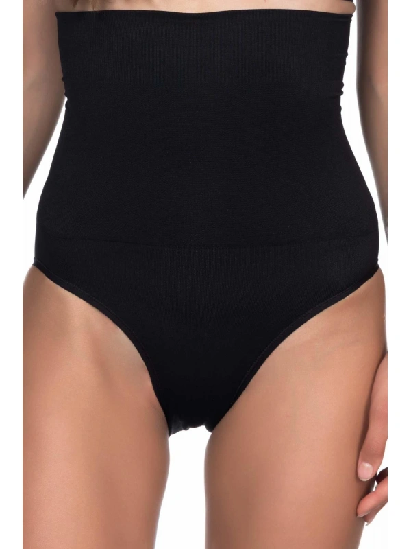 Siyah Mı Emay 2009 Yüksek Bel Double Slip Korse