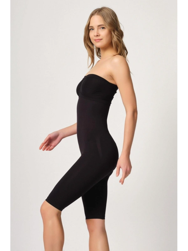 Siyah Mı Emay 2044 Yüksek Bel Double Uzun Paçalı Korse