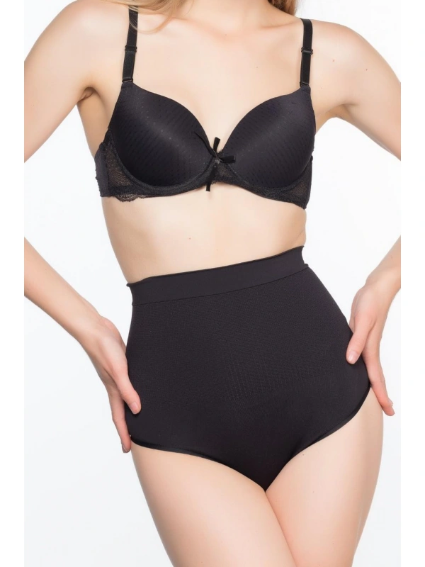 Siyah Mı Emay 2054 Masajlı String Korse