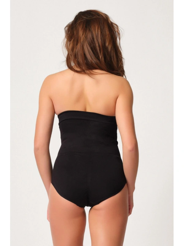 Siyah Mı Emay 2088 Önden Agraflı Slip Korse