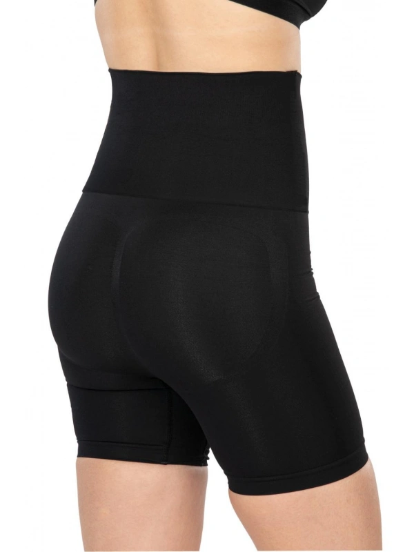 Siyah Mı Emay 2091 Önü Dantelli Yüksek Bel Boxer Korse