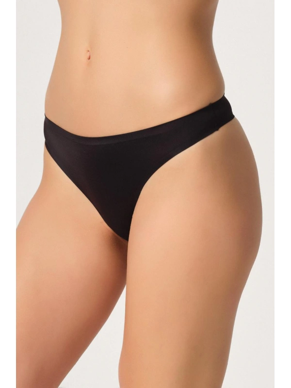 Siyah Mı Emay 2802 Yapıştırma Lazer Kesim String Külot
