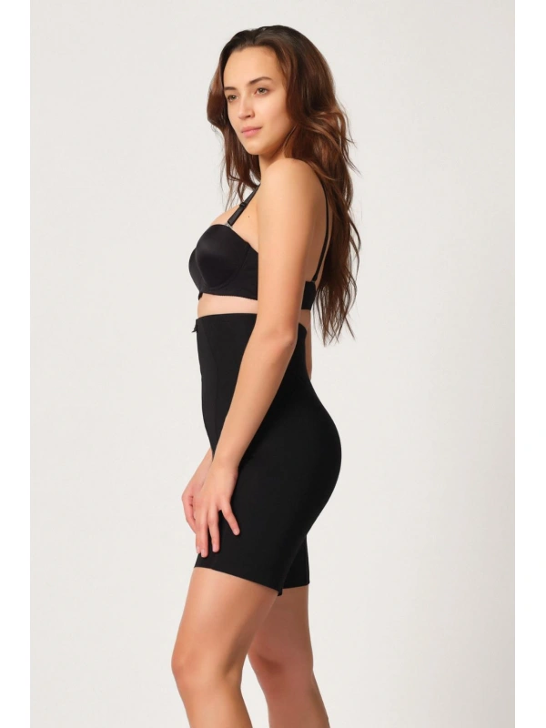 Siyah Mı Emay 2814 Double Yüksek Bel Boxer Lazer Korse