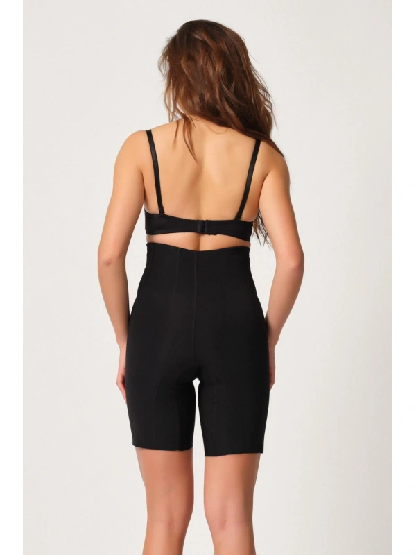 Siyah Mı Emay 2814 Double Yüksek Bel Boxer Lazer Korse