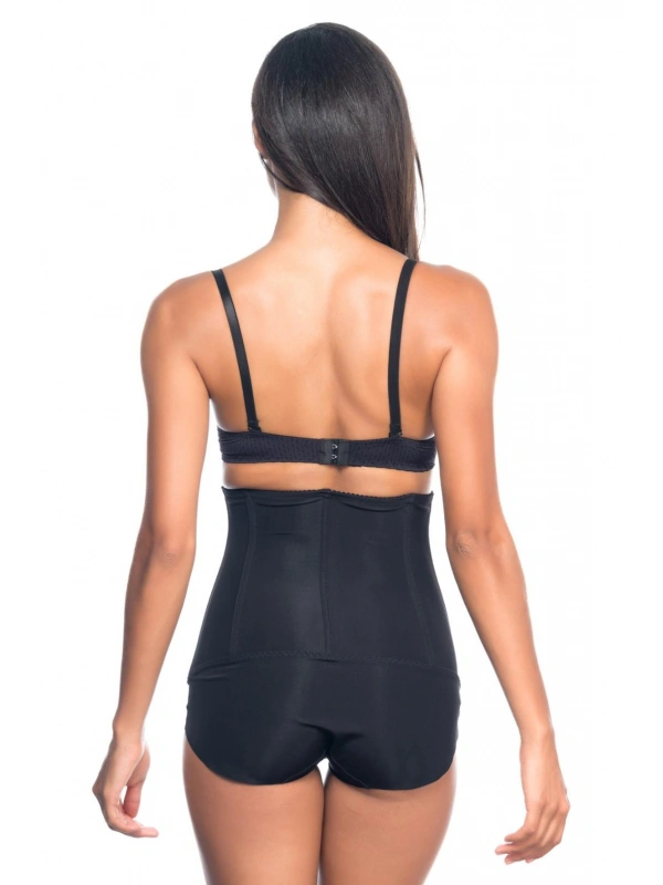 Siyah Mı Emay 2824 Yüksek Bel Balen Agraflı Slıp Lazer Korse