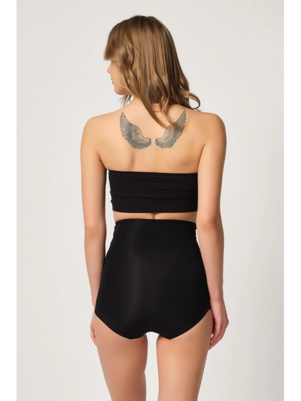 Siyah Mı Emay 2842 Lazer Dantelli Slip Korse