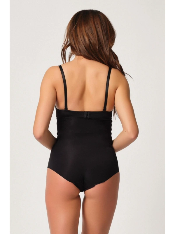 Siyah Mı Emay 2932 Double Karın Agraf Destekli Slip Lazer Korse