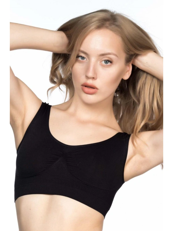 Siyah Mı Emay 4005 Soft Kalın Askı Büstiyer