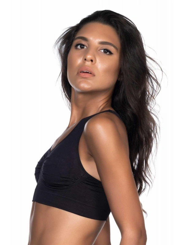 Siyah Mı Emay 4011 Sporcu Toparlayıcı Büstiyer