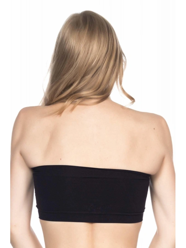 Siyah Mı Emay 4022 Pedli Straplez Korse