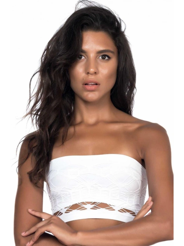 Siyah Mı Emay 4050 Double Örgü Toparlayıcı Straplez Büstiyer