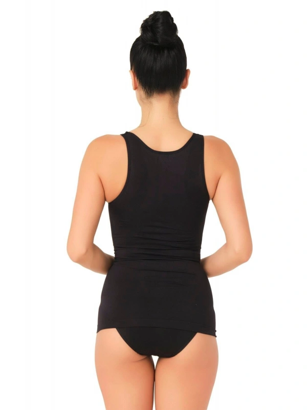 Siyah Mı Emay 5015 Kalın Askılı Atlet Korse