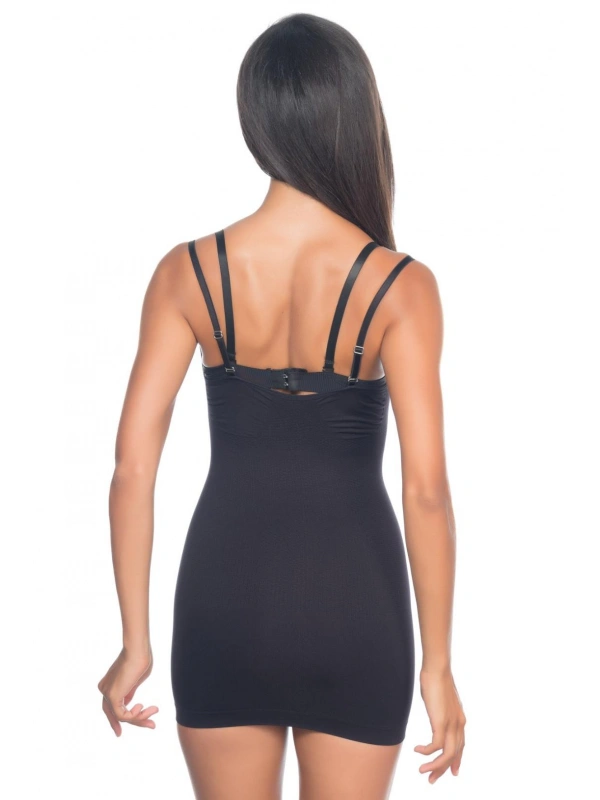 Siyah Mı Emay 5043 Göğsü Açık Masajlı Korse