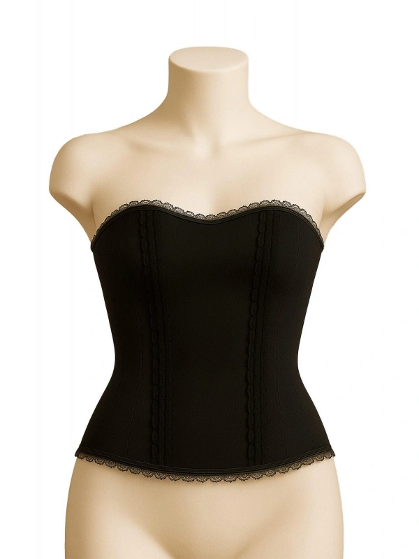 Siyah Mı Emay 9155 F Fırfırlı Terletici Büstiyer