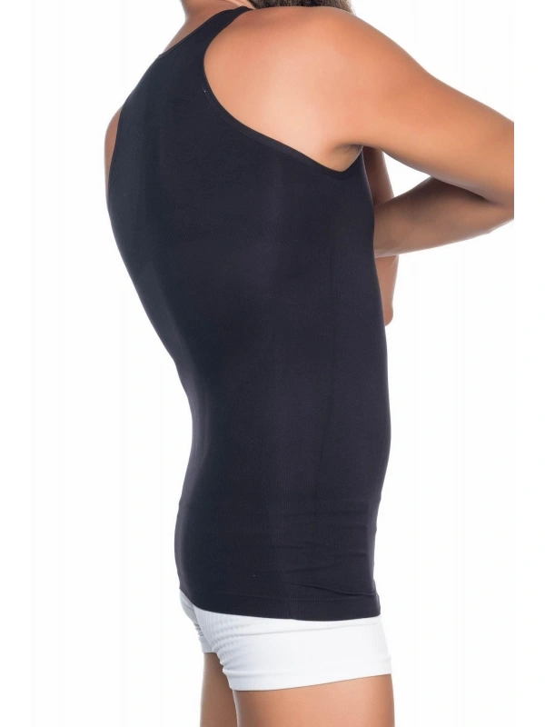 Siyah Mı Emay  E1002 U Yaka Erkek Korse Atlet