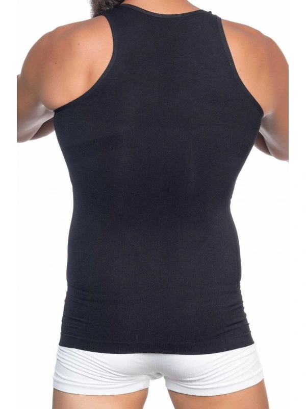 Siyah Mı Emay  E1002 U Yaka Erkek Korse Atlet