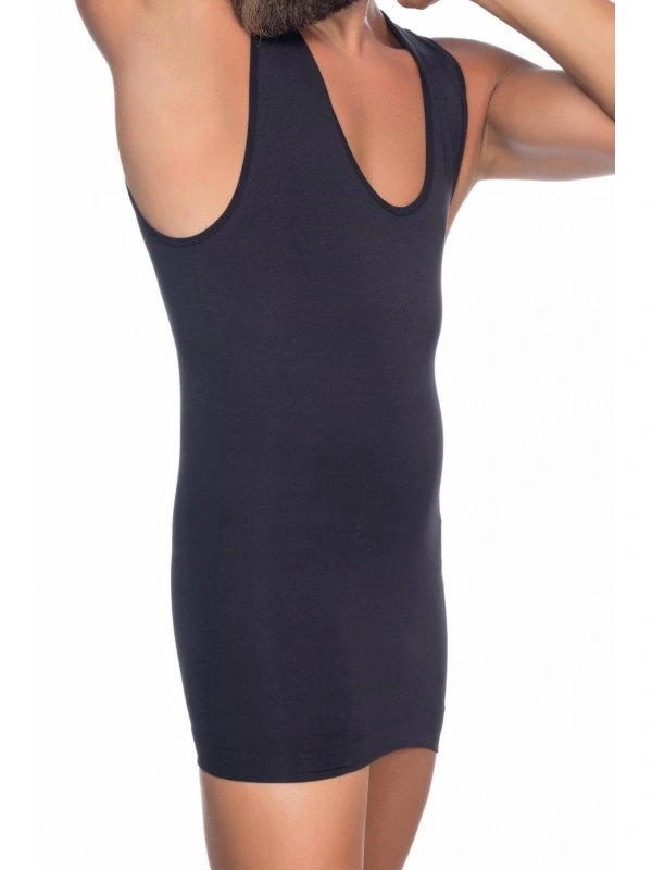 Siyah Mı Emay E1003 V Yaka Erkek Korse Atlet