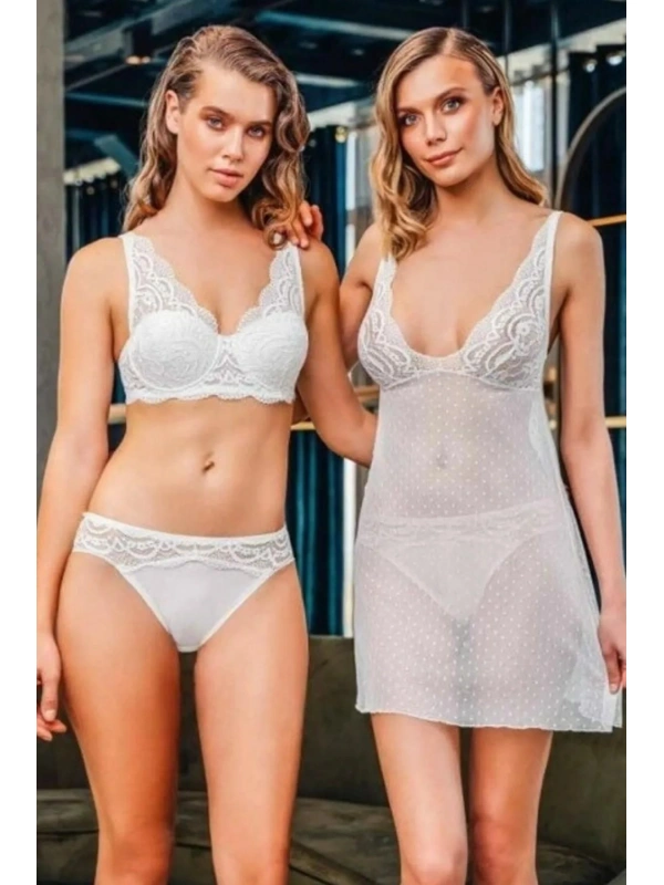 Sütyen Külot Kombinezon Takım Kadın 1884