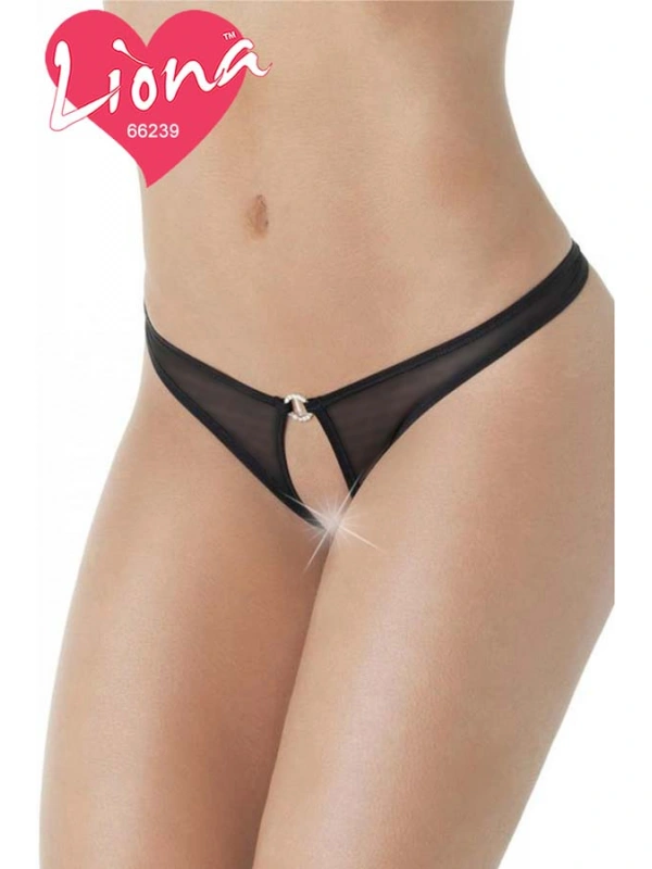 Taşlı Büyük Beden Seksi Külot