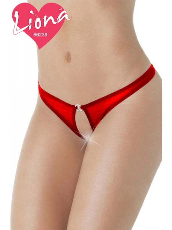 Taşlı Büyük Beden Seksi Külot