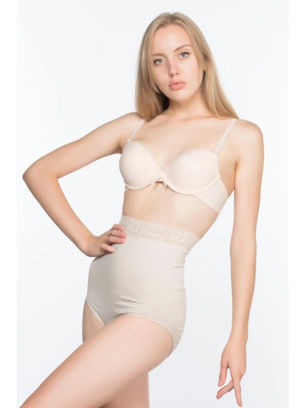 Ten Mı Emay 2028 Dantelli Yüksek Bel Slip Korse