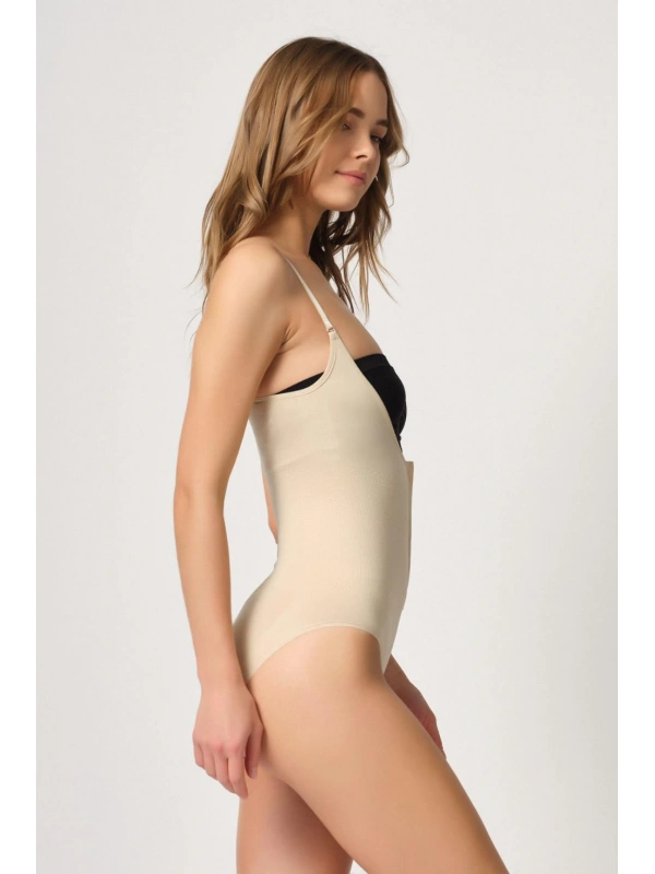 Ten Mı Emay 2043 Göğsü Açık Agraflı Body Korse