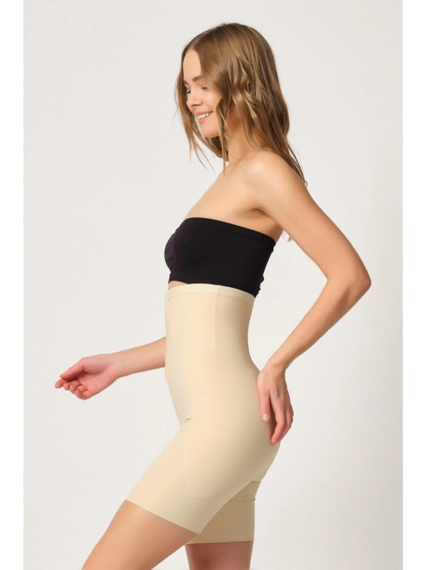 Ten Mı Emay 2832 Yüksek Bel Balen Destekli Agraflı Lazer Korse