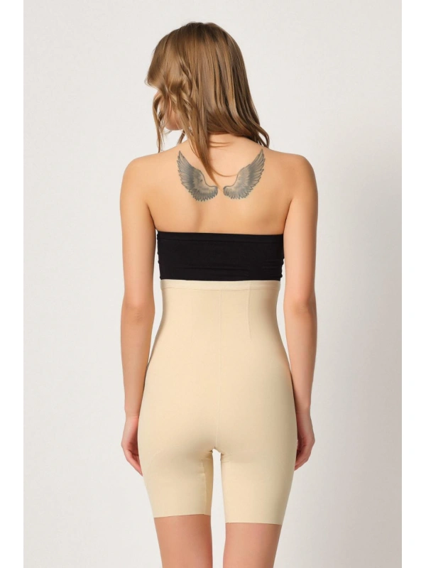 Ten Mı Emay 2832 Yüksek Bel Balen Destekli Agraflı Lazer Korse