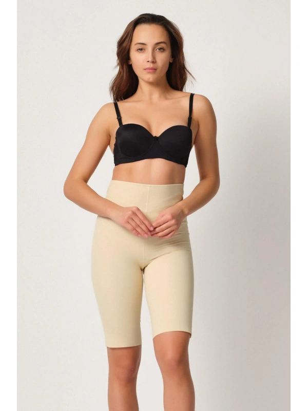 Ten Mı Emay 2923 Yüksek Bel Karyokalı Paçalı Lazer Korse