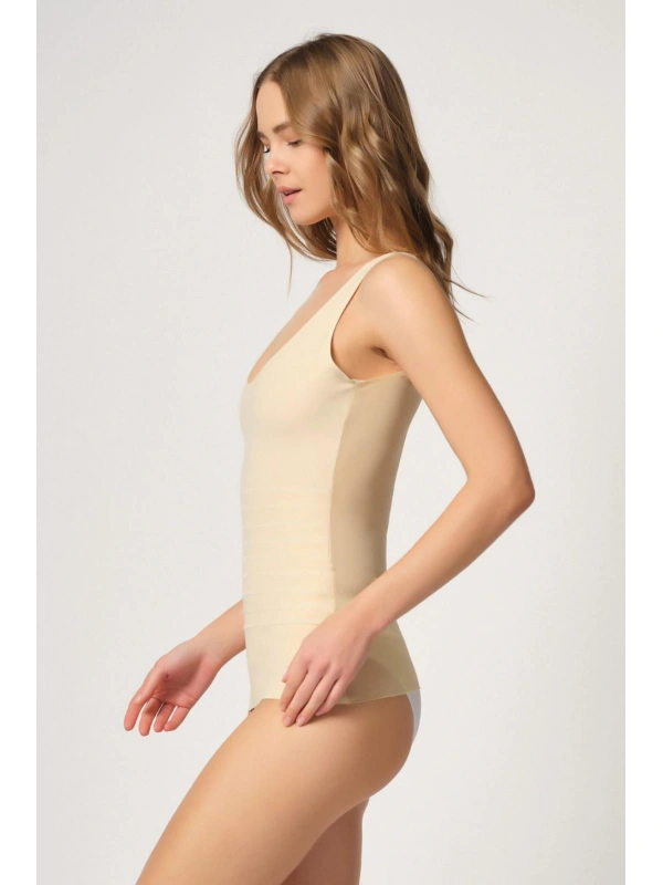 Ten Mı Emay 2938 Sırtı Tül Karyokalı Destekli Atlet Korse