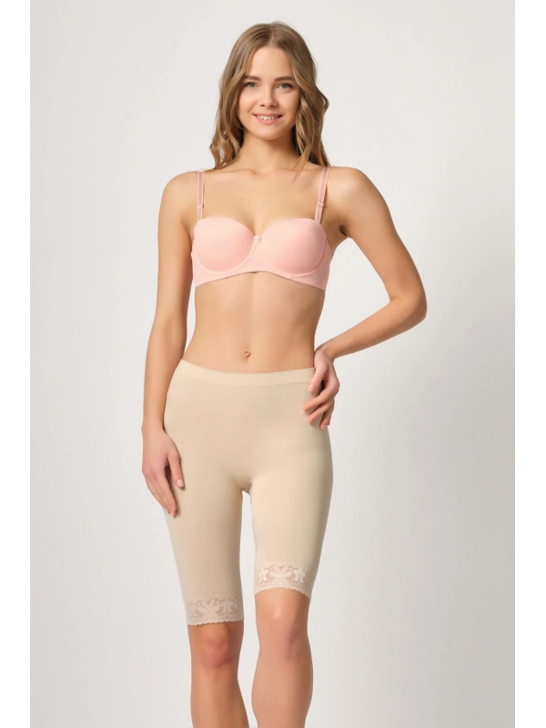 Ten Mı Emay 3004 Soft Uzun Paça Dantel Boxer