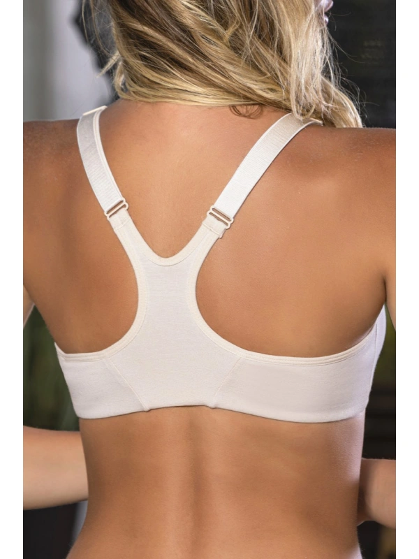 Ten Önden Fermuarlı Pamuklu Sütyen,günlük Ve Medikal Kullanım İçin, Kadın İç Giyim