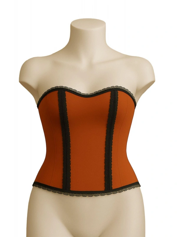 Turuncu Mı Emay 9155 F Fırfırlı Terletici Büstiyer