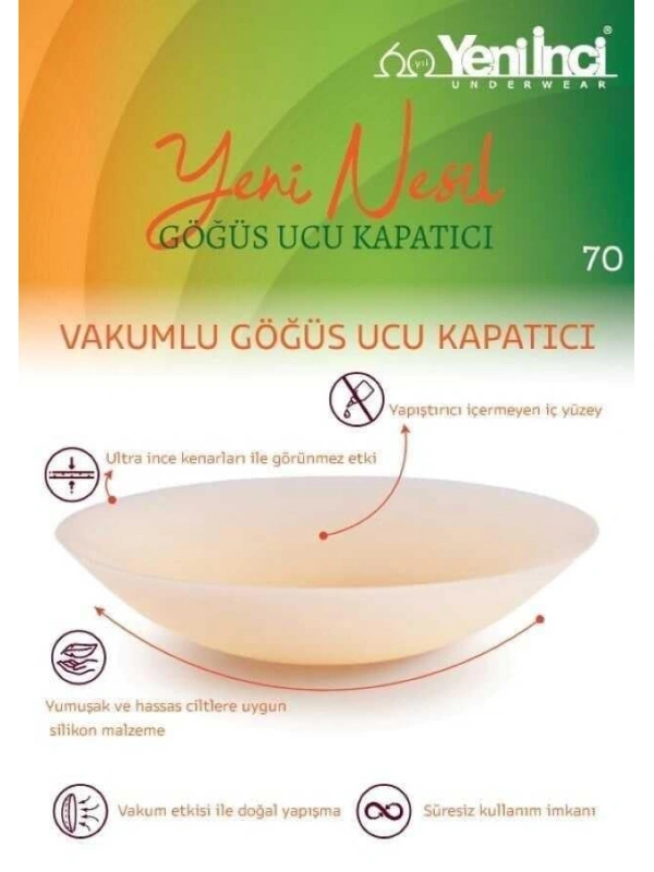 Vakumlu Göğüs Ucu Kapatıcı