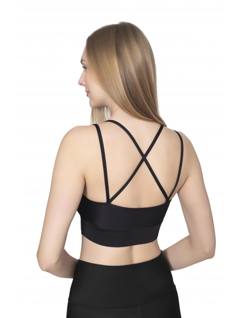 1051 Pinkhan Çift Askılı Arka Çapraz Büstiyer Kadı