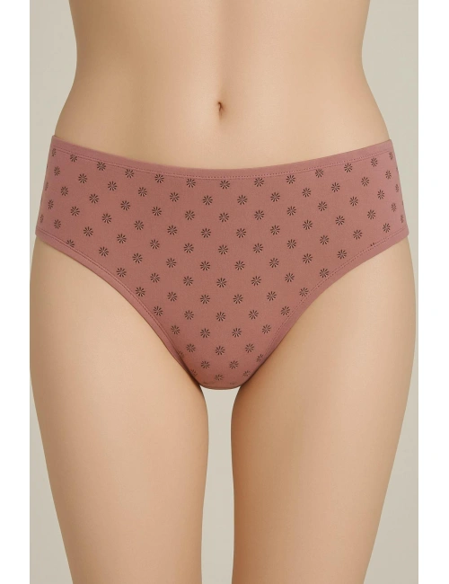 7 Li Desenli Külot Kadın