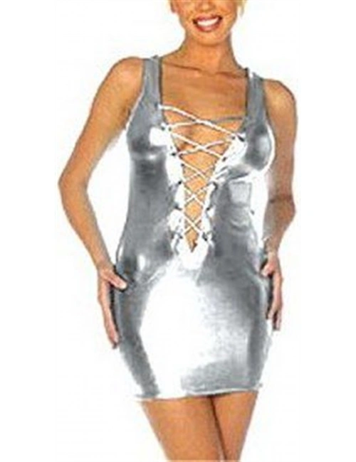 B060776 Dekolte Parlak Elbise