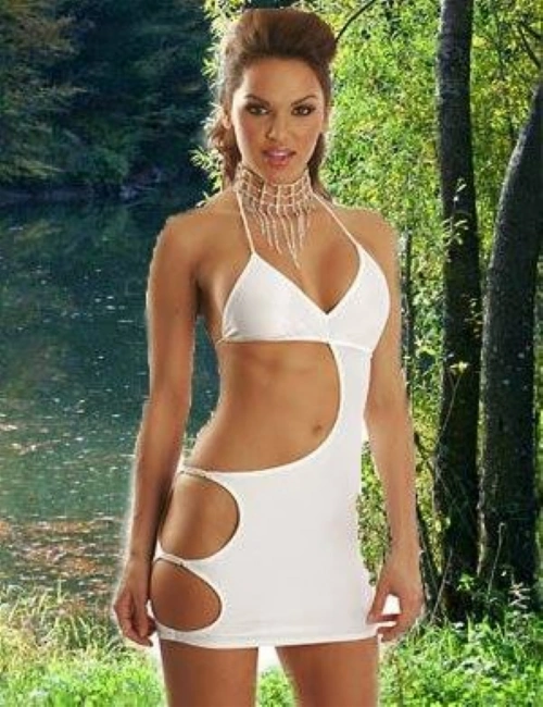 B060785 Dekolteli Seksi Elbise