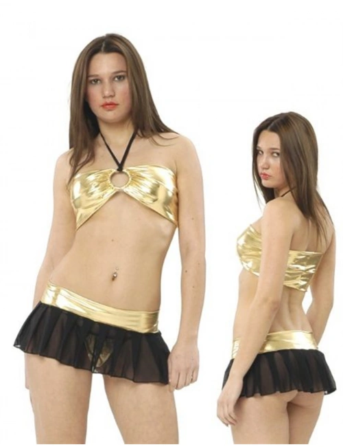 B091241 Transparan Etek Ve Büstiyer Takım