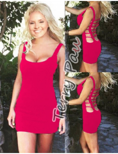 B101122 Kırmızı Özel Tasarım Elbise