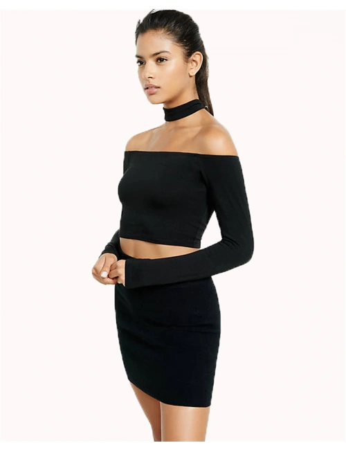 B101280 Uzun Kollu Bustiyer Etek Takım