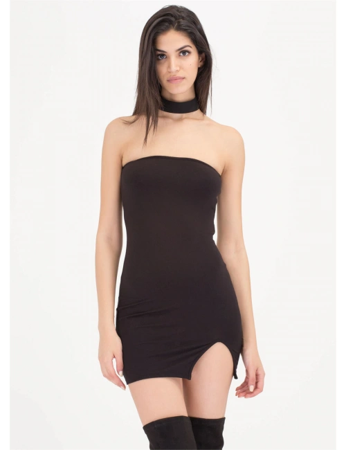 B101426 Dar Mini Elbise