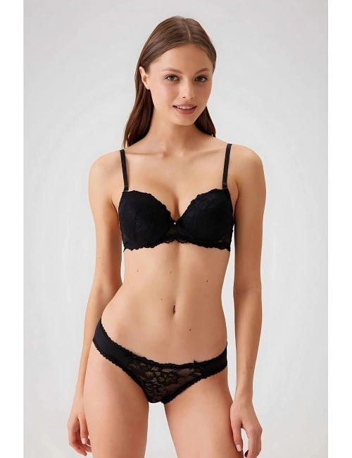 Balenli Desteksiz Sütyen Takımı 4560