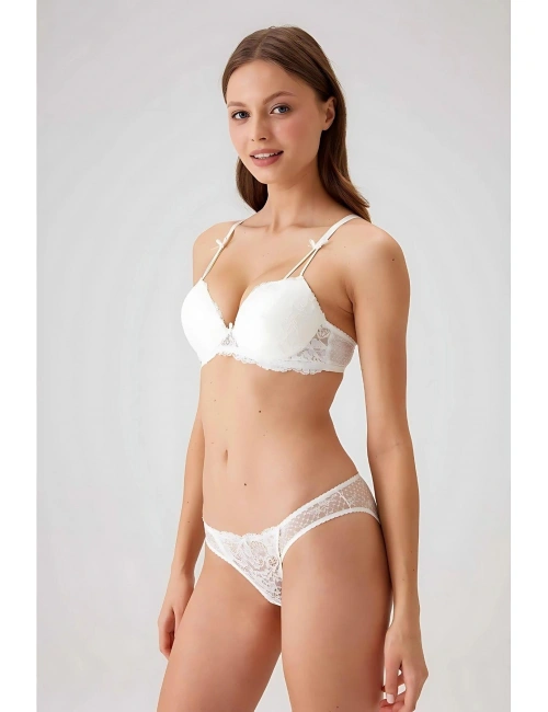 Balenli Desteksiz Sütyen Takımı Pierre Kadın Cardin 4030