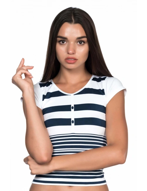 Beyaz-laci Mı Emay 5026 Soft Seamless T Shirt