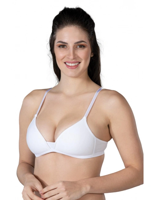 Beyaz Mı Emay 1417 Modal Cotton Kaplı Sütyen