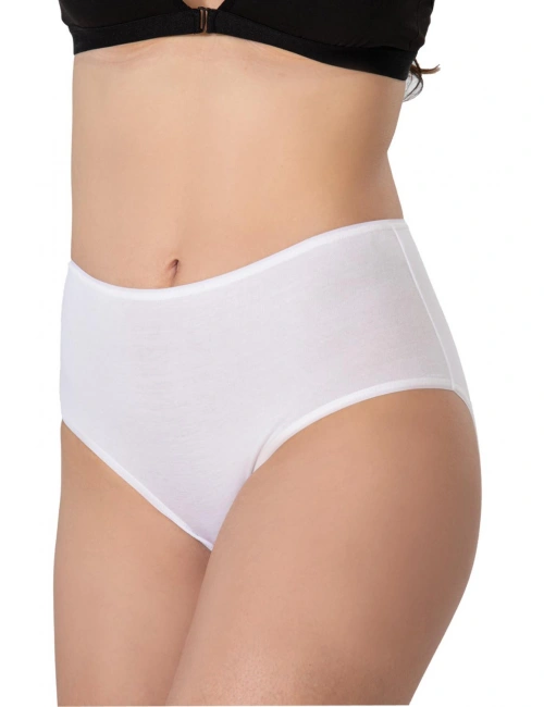 Beyaz Mı Emay 1442 Modal Coton Yüksekbel Külot